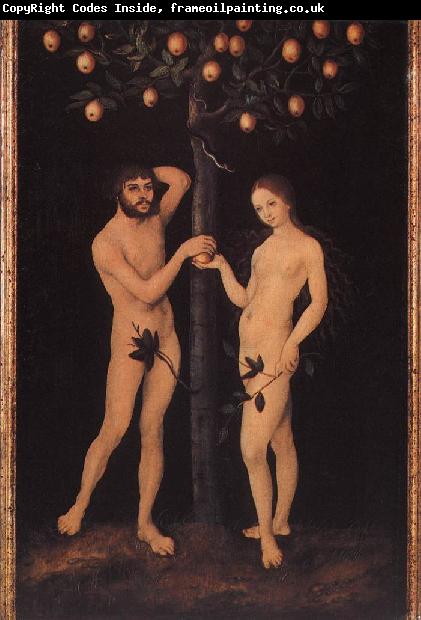 CRANACH, Lucas the Elder Adam and Eve 02